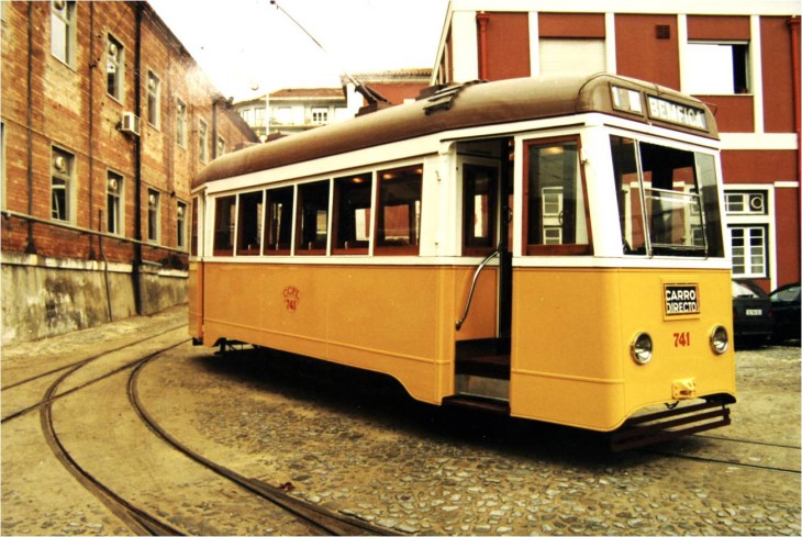 Elétrico "Caixote" nº741, 1947