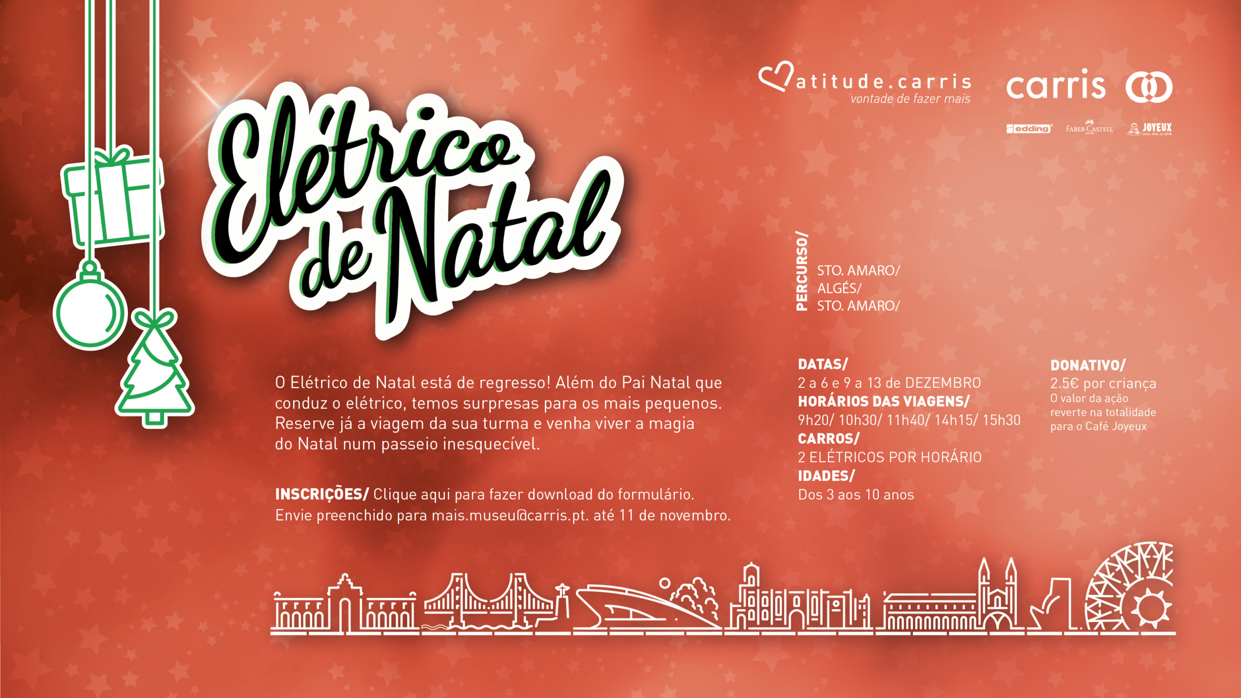 inscrições elétrico de natal escola 2024