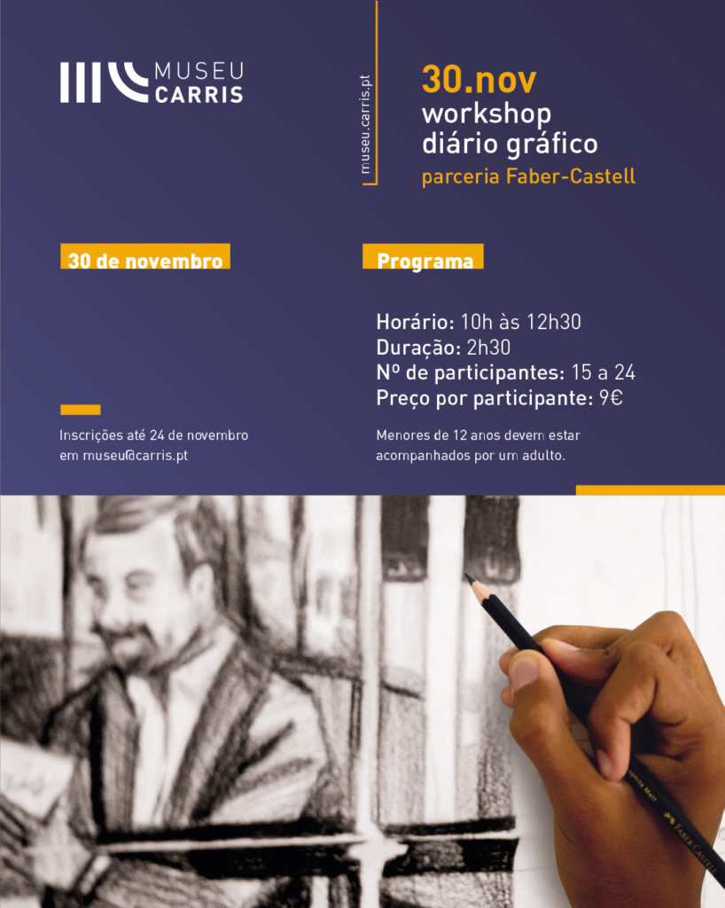 Workshop Diário Gráfico parceria Faber-Castell